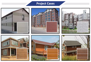 <span class=keywords><strong>Panneau</strong></span> mural extérieur en <span class=keywords><strong>polyuréthane</strong></span> ignifuge et résistant à l'humidité, style européen, imitation bois, <span class=keywords><strong>panneau</strong></span> sandwich PU, bardage métallique sculpté - Product Image 6