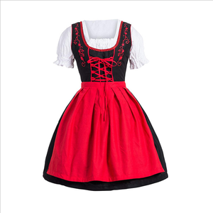 Costumi del vestito operato dal partito della cameriera della germania dell'oktoberfest della donna adulta HPC-6017 - Product Image 4