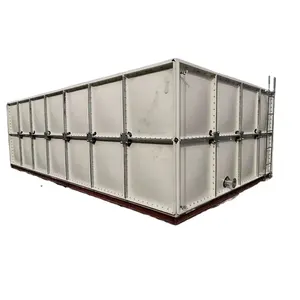 Venta caliente barata GRP Panel modular FRP TANQUE DE AGUA para SMC Tanque de almacenamiento de agua de lluvia rectangular