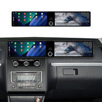 Navigation GPS Android double écran 12,3 pouces pour Volkswagen Touran 2004-2015, autoradio multimédia, lecteur vidéo