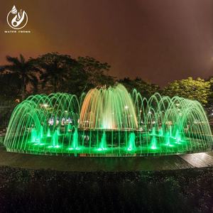 Suministro del fabricante de corona de agua Fuente de agua de baile musical Control DMX para espectáculo de fuente al aire libre grande - Product Image 6