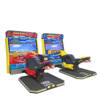 55 pouces écran VR simulateur de course d'arcade à pièces moto Machine anglais prise en charge 110/220V puissance pour les centres de jeux
