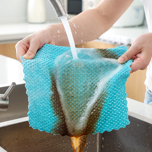 Premium Ultra yumuşak mikrofiber % mutfak havluları pamuk % bulaşık bezleri hızlı kuruyan mısır çekirdeği için kalınlaşmış emici temizlik çanak - Product Image 2
