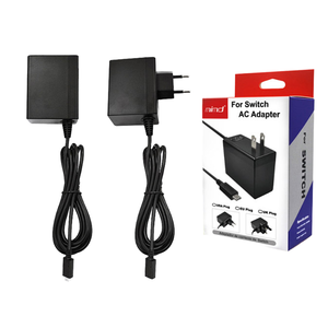Adaptateur d'alimentation CA 100-240V Remplacement Câble de 1,5 m Adaptateur de charge Câble de charge Ligne de charge pour <span class=keywords><strong>Nintendo</strong></span> <span class=keywords><strong>Switch</strong></span> Lite <span class=keywords><strong>Oled</strong></span> - Product Image 1