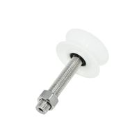 Porte de stockage à froid à usage moyen et à usage léger Roue de guidage supérieure Mouvement en douceur Profilés en plastique pour porte coulissante