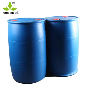 100% virgin HDPE 210L blu barili di acqua per acqua da pioggia di plastica di imballaggio