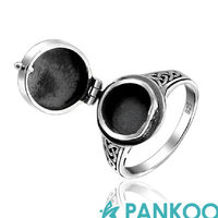 Vente en gros, bijoux antique en argent sterling 925 pour cendres, médaillon en forme de cœur personnalisé