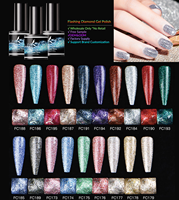 Vernis Gel Diamant Scintillant Naturel pour Ongles, Gel Unhas De Gel, Gel Unghie, Gel De Unha, Esmalte De Uas pour Personnalisation de Marque, Usine OEM ODM