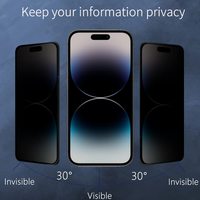 Protection d'écran en verre trempé anti-espion ESD 28 degrés pour iPhone 17 Pro MAX, verre OG pour iPhone 18 15 Pro MAX