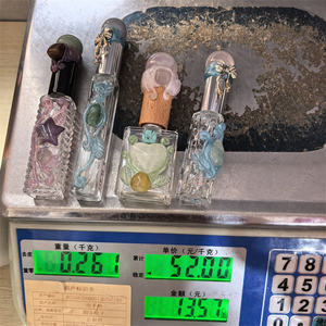 Botella <span class=keywords><strong>de</strong></span> cristal hecha a mano al por mayor para adorno navideño - Product Image 6