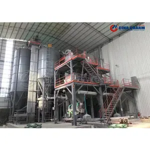 Chinese Fabrikant 10 T/h Droge Mortierfabriek Muur Stopverf Cement Mixer Keramische Tegellijm Productiemachine