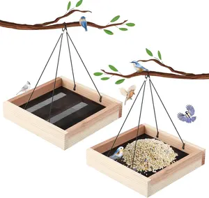 Plate-forme suspendue extérieure Mangeoire à oiseaux Maisons et meubles pour oiseaux