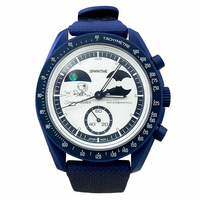 Reloj de Pulsera para Hombre de Cuarzo y Plástico con Cronógrafo, lo Último de Moda 2025, Moonwatch al por Mayor para Tiendas en Línea