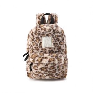 Winter Wool Fur Sherpa Leopard Print Casual Sports <b>Backpack</b> for Teenager <b>Backpack</b> Student Plush Fleece <b>Backpack</b> School Bag - Product Image 1