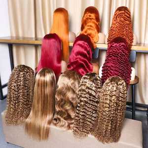 Готовый к отправке афро-кудрявый парик из бразильских натуральных волос, 13x4 HD кружево спереди, предварительно выщипанный, плотность 180%, без клея - Product Image 5