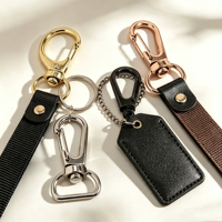 Mousquetons pivotants en métal, fermoirs et clips pour sacs à main, porte-clés, sangles et chaînes décoratives