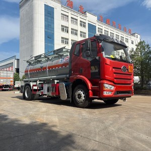 รถบรรทุกน้ำยาเคมี FAW 4x2 ใหม่เอี่ยม ขนาด 10 ลูกบาศก์เมตร สำหรับขนส่งสินค้าอันตราย สารกัดกร่อน เช่น โซดาและกรด - Product Image 2