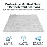 Plateau anti-chats en plastique PET écologique personnalisé en usine avec logo/design personnalisé, couleur et taille sur mesure pour la protection