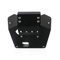 Pelindung Bawah Mesin Aluminium CNC Pelindung Skid Plate Sepeda Motor untuk Honda CT125 Anti Gores Off Road Tahan Benturan Hitam