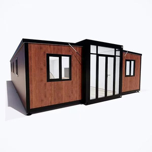 20Ft 40Ft Conteneur de sécurité extensible pliable et résistant aux ouragans Maison de vie 3 chambres avec salle de bain et cuisine - Product Image 1