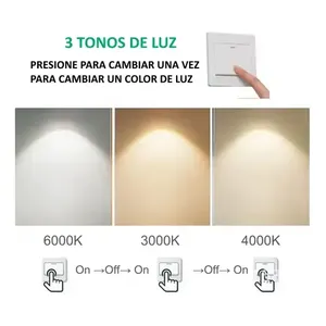 18W lampada a LED a montaggio superficiale calda luce neutra bianca 10 Pack Pack per illuminazione interna - Product Image 5