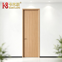 Portes intérieures modernes en bois composite sur mesure, isolation acoustique, construction durable, appartement, chambre, hôtel, salle de bain