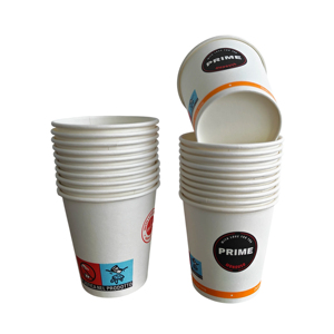 Gobelet en papier avec paille pour boissons chaudes, tasses à café personnalisées imprimées, gobelet en papier jetable à paroi simple avec couvercles - Product Image 5
