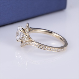 Anillo de Diamante Cultivado en Laboratorio con Certificado IGI Personalizado, Oro de 14K, Corte Ovalado, 1CT, D VS1, CVD - Product Image 3