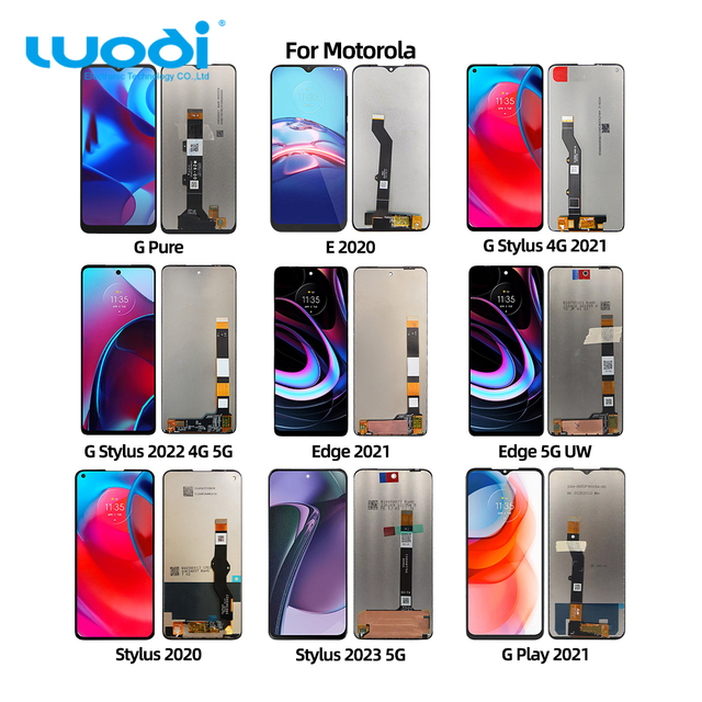 Original Mobile Phone LCDs for Motorola Moto Edge 50 40 30 Fusion Pro Neo Ultra Edege+ 2023 2022 2020 Screen Replacement Display