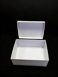 Boîte à chaussures en carton écologique personnalisée avec logo imprimé en relief, papier de soie, emballage cadeau pour chapeaux, casquettes, vêtements, chaussettes - Product Image 4