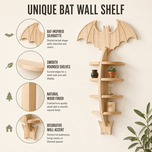 Custom Hanging <b>Wall</b> Shelf for Living Room Bedroom Entryway Bathroom Decor Small Compartment Storage Wood <b>Floating</b> Rack - Product Image 3