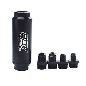 Filtro de Combustible Poyracing de 44 mm AN6 AN8 de Aluminio para Mejora de Rendimiento de Automóviles - Product Image 2