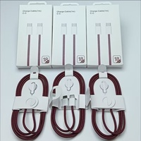 Kabel Data Pengisian Cepat USB Type C PD Nylon Kepang Tahan Lama 1m Grosir dengan Kotak untuk Ponsel 18 17 16 15 Pro Max
