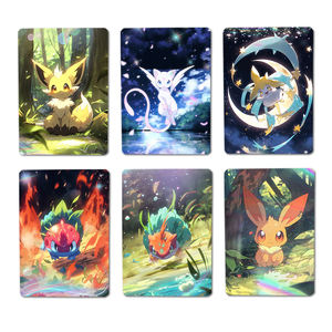 Impresión láser personalizada tarjeta pequeña <span class=keywords><strong>anime</strong></span> juego de cartas personalizado sobre el agua e impermeable a prueba de agua - Product Image 5