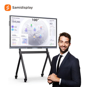 Pantalla Multifuncional para Compartir en Línea, Reuniones, Pantalla Táctil <span class=keywords><strong>Digital</strong></span> Interactiva de 86 Pulgadas, <span class=keywords><strong>Pizarra</strong></span> <span class=keywords><strong>Digital</strong></span> para Niños - Product Image 1