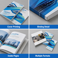 Brochure d'entreprise personnalisée, catalogue, livret couleur, manuel d'instructions, magazine pour salons professionnels et marketing d'entreprise