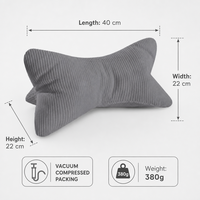 Oreiller de voiture ergonomique pour le cou, oreiller cervical pour avion, cadeaux de voyage, oreiller de cou, Almohadas, oreillers décoratifs en tissu polyester