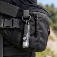 OCSHARK S11-T Senter Gantungan Kunci 500 Lumen Senter Mini EDC Tipe-C Lampu Saku Ekor Magnetik Dapat Diisi Ulang 40 Menit Pengisian Cepat