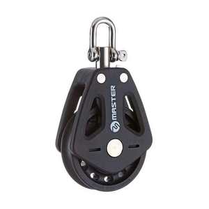 Poulie à roulement simple/rotative Master BP-0501F pour yacht/bateau à voile, diamètre de roue 50 mm, diamètre de câble 10 mm, matériel marin - Product Image 3