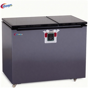 Réfrigérateur-congélateur à coffre à inverseur, refroidissement par air, haute performance, accessoires de cabinet réfrigéré domestique en panneau peint PCM - Product Image 5