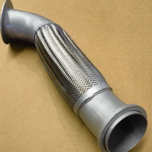 WG9731542077/WG9725549056 Nouveau <span class=keywords><strong>tuyau</strong></span> flexible d'échappement en acier inoxydable pour pièces de moteur de camion Sinotruk HOWO T5G T7H Garantie 6 mois - Product Image 2