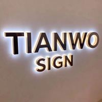 Letrero Comercial Luminoso con Letras de Canal LED, Letrero 3D con Logotipo Personalizado, Letrero LED 3D Acrílico para Exteriores