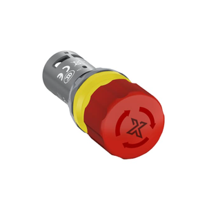 Bouton d'arrêt d'urgence compact CE3T-10R-01 : Coupure rapide de l'alimentation de l'équipement ou déclenchement du circuit de sécurité. - Product Image 1