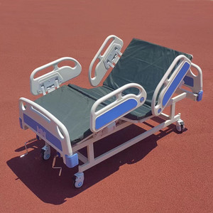 Ji Ankang Hospital <b>Bed</b> Manual <b>Double</b> Rocking <b>White</b> UIVV-01 for Elderly Rehabilitation - Product Image 3
