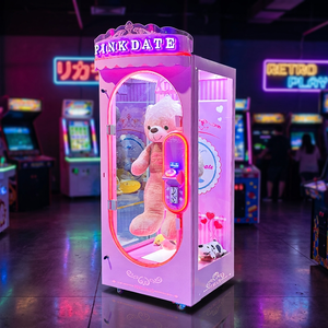 Doll Catcher Pink Date Coin Operated Prize Redemption Arcade <b>Machine</b> Commercial <b>Amusement</b> Equipment for Family Entertainment - Product Image 4