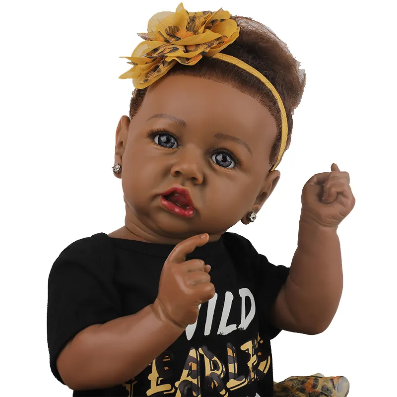 Groothandel Nieuwe Realistische 55 Cm Meisje Baby Reborn Pop Met Babyfles Kleding