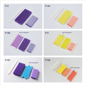 Kit de <span class=keywords><strong>pédicure</strong></span> jetable 4-en-1 <span class=keywords><strong>à</strong></span> <span class=keywords><strong>prix</strong></span> d'usine avec séparateur d'orteils souple - Product Image 3