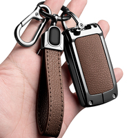Étui de protection en cuir et alliage de zinc pour clé de voiture Toyota Prius Corolla Verso Camry, accessoires porte-clés sans clé