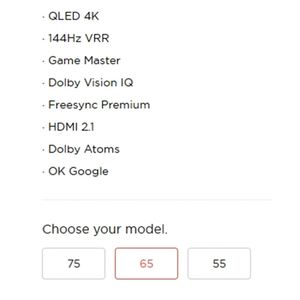ทีวี Tcl C805 รุ่นดั้งเดิม ขนาด 98 นิ้ว จอแอลอีดีขนาดใหญ่ ความละเอียด 4k ความคมชัดสูง 144hz จอแอลซีดีแบบแบนอัจฉริยะ - Product Image 4
