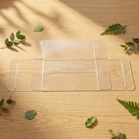 Boîte d'emballage en plastique PET transparente pliable sur mesure pour café, jus, thé - Boîte de présentation cadeau recyclable